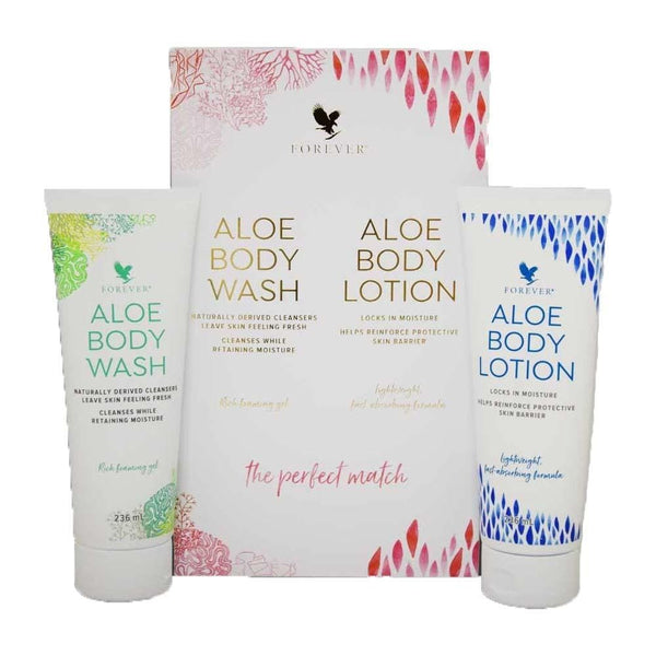 Combopack Aloe Body Wash & Lotion